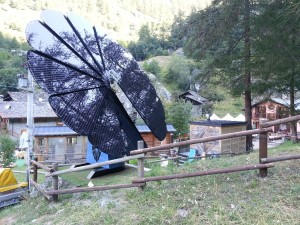 Girasole di pannelli solari